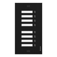 EVO Erweiterung EVO Türstationen, 8-Klingel, schwarz